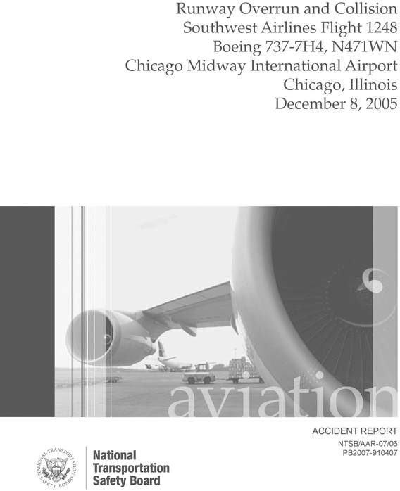 Product picture Runway Overrun and Collision Southwest Airlines Flight 1248 